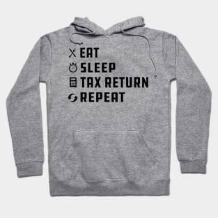 Accounting - Eat Sleep Tax Return Hoodie